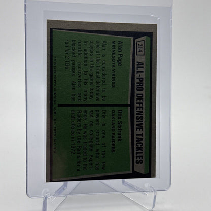 1975 Topps 1974 All-Pro Defensive Tackles Card #214 NM Quality #3 FREE SHIPPING