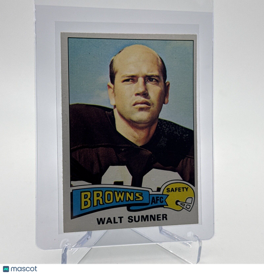 1975 Topps Walt Sumner Football Card #137 NM Quality #4 FREE SHIPPING