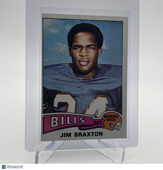 1975 Topps Jim Braxton Football Card #142 NM Quality #5 FREE SHIPPING