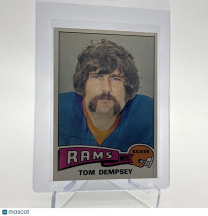 1975 Topps Tom Dempsey Football Card #163 NM Quality #4 FREE SHIPPING