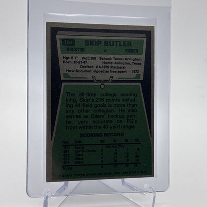 1975 Topps Skip Butler Football Card #194 NM Quality #3 FREE SHIPPING
