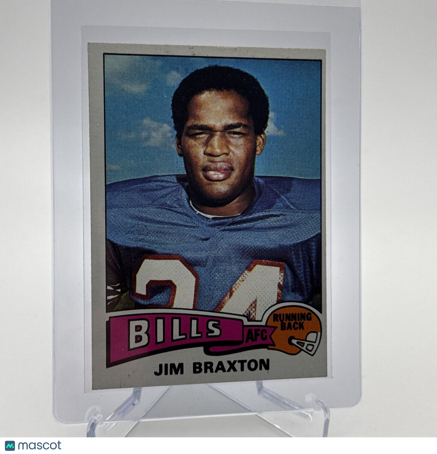 1975 Topps Jim Braxton Football Card #142 NM Quality #2 FREE SHIPPING