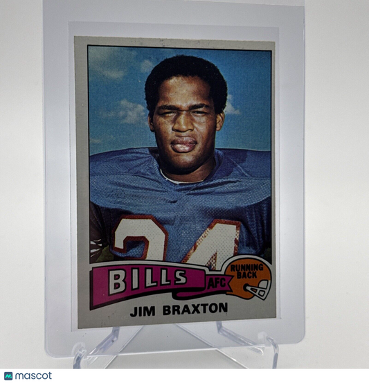 1975 Topps Jim Braxton Football Card #142 NM Quality #2 FREE SHIPPING