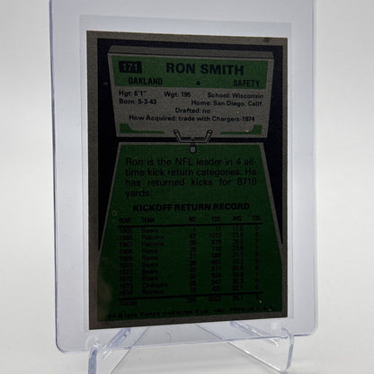 1975 Topps Ron Smith Football Card #171 NM Quality #2 FREE SHIPPING