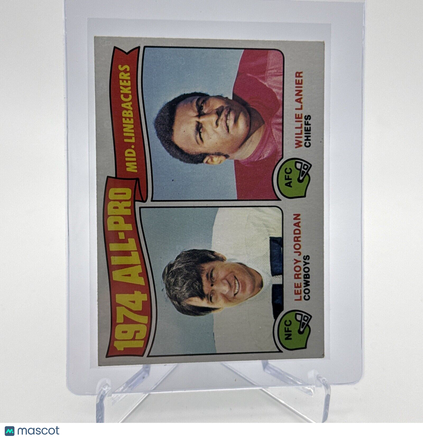 1975 Topps 1974 All-Pro Middle Linebackers Card #218 NM Quality FREE SHIPPING