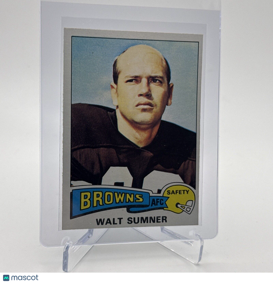 1975 Topps Walt Sumner Football Card #137 NM Quality #3 FREE SHIPPING