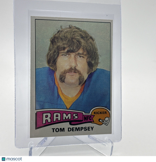 1975 Topps Tom Dempsey Football Card #163 NM Quality #3 FREE SHIPPING