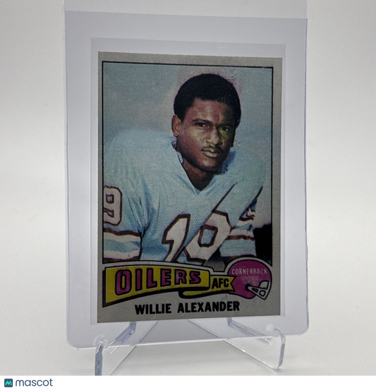 1975 Topps Willie Alexander Football Card #139 NM Quality #3 FREE SHIPPING