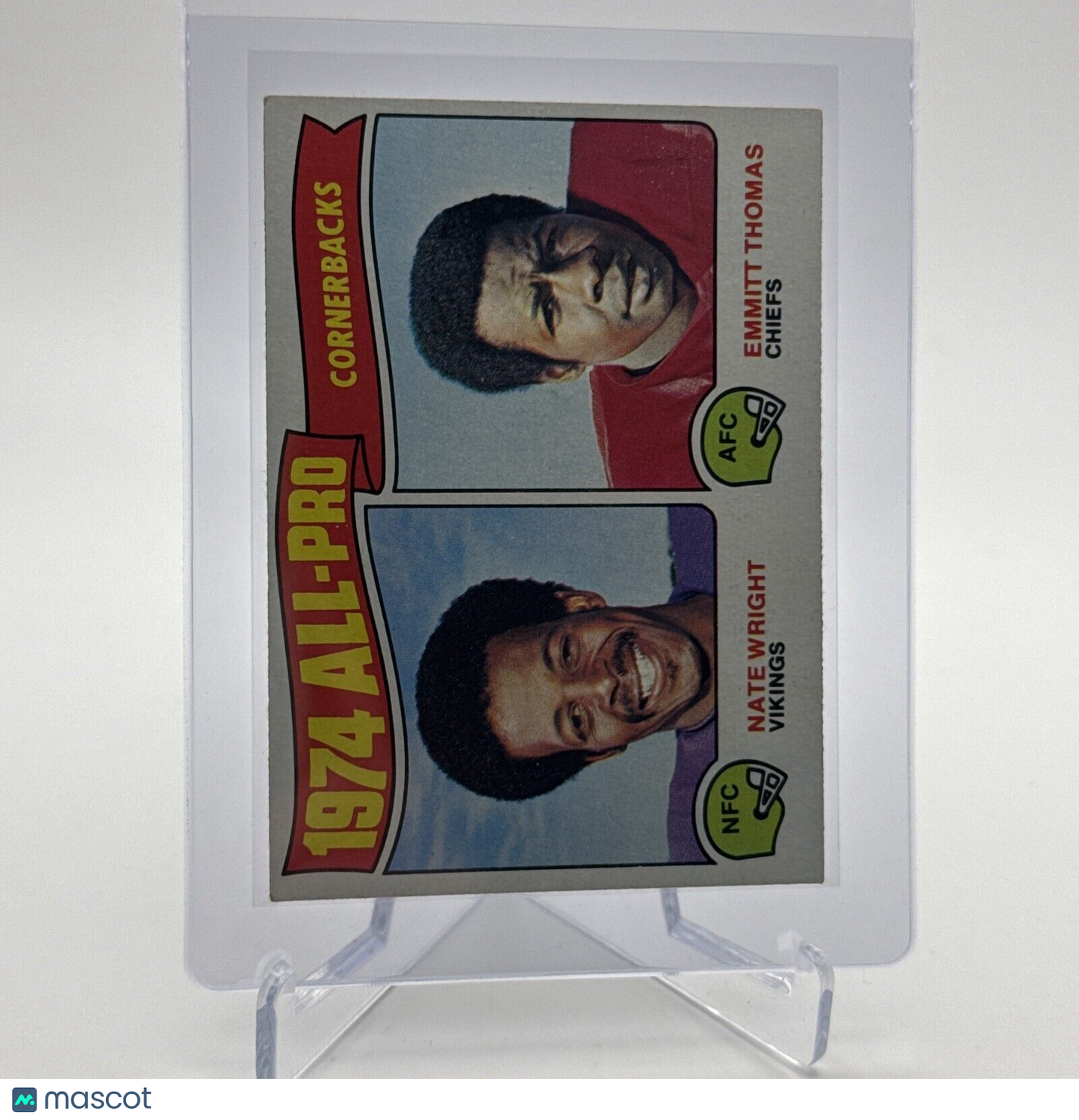 1975 Topps 1974 All-Pro Cornerbacks Football Card #220 NM #2 FREE SHIPPING