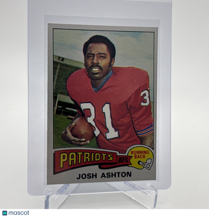 1975 Topps Josh Ashton Football Card #266 NM Quality #2 FREE SHIPPING