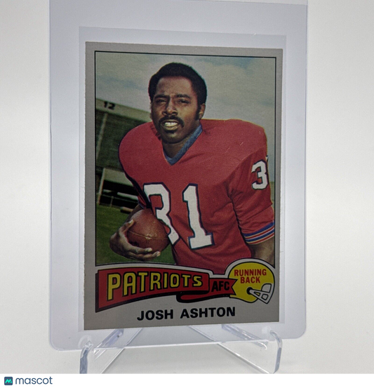 1975 Topps Josh Ashton Football Card #266 NM Quality #2 FREE SHIPPING