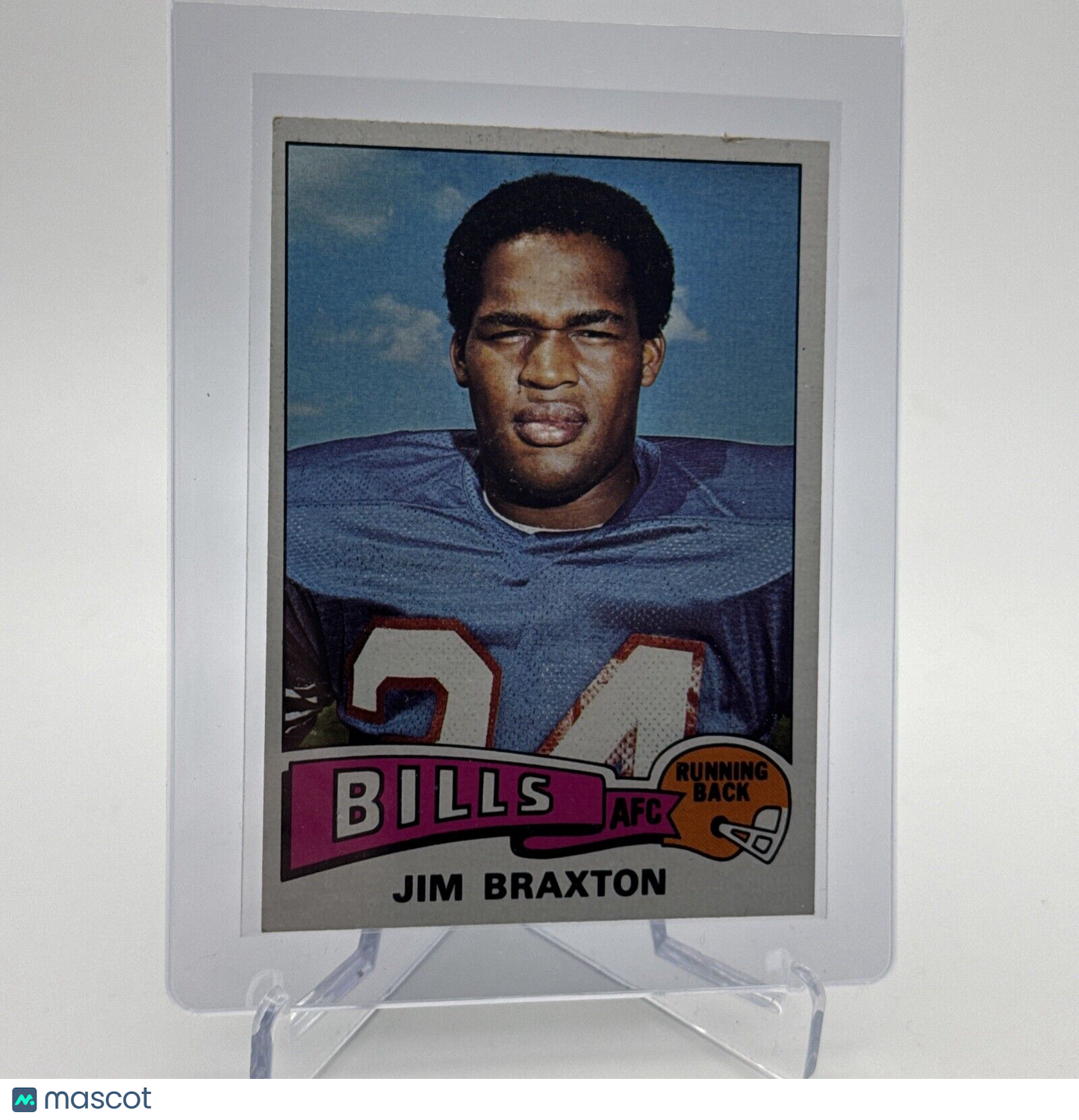 1975 Topps Jim Braxton Football Card #142 NM Quality #3 FREE SHIPPING