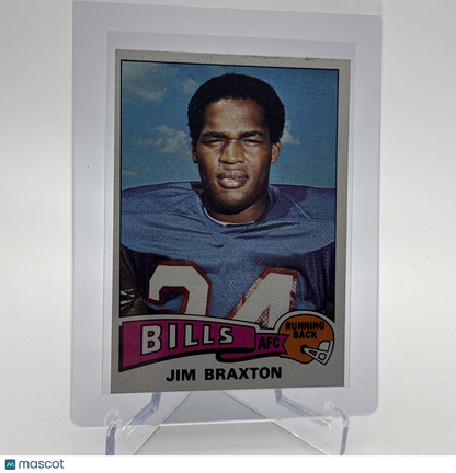 1975 Topps Jim Braxton Football Card #142 NM Quality #3 FREE SHIPPING