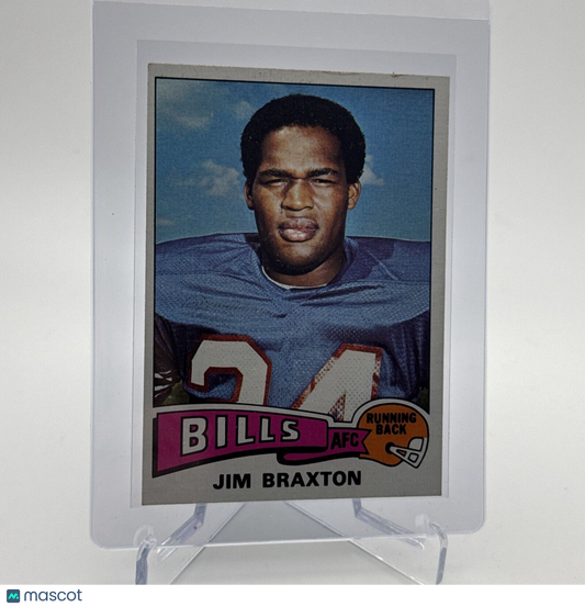 1975 Topps Jim Braxton Football Card #142 NM Quality #3 FREE SHIPPING