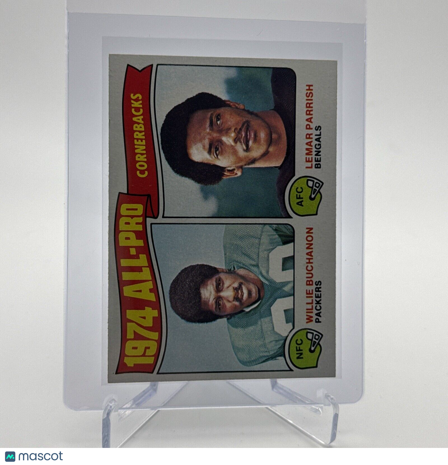1975 Topps 1974 All-Pro Cornerbacks Football Card #221 NM #2  FREE SHIPPING