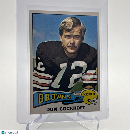 1975 Topps Don Cockroft Football Card #244 NM Quality #4 FREE SHIPPING