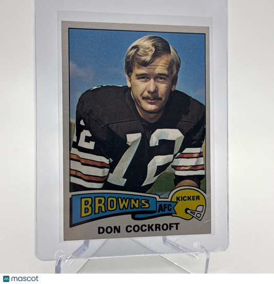 1975 Topps Don Cockroft Football Card #244 NM Quality #4 FREE SHIPPING