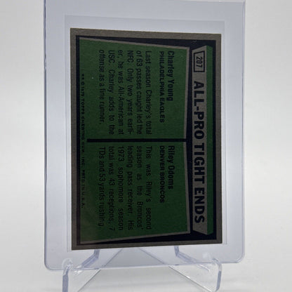 1975 Topps 1974 All-Pro Tight Ends Football Card #207 NM Quality 2 FREE SHIPPING