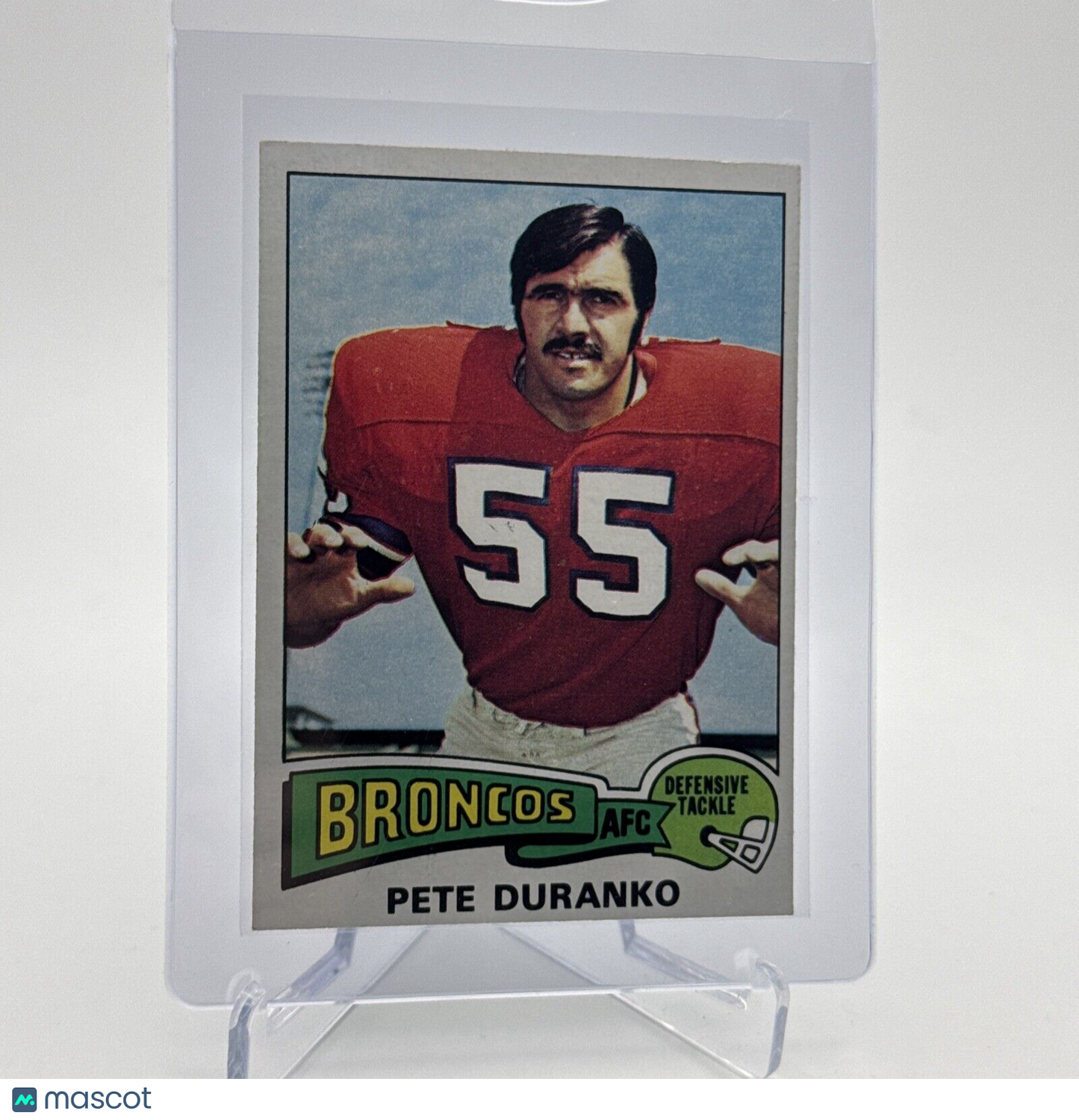 1975 Topps Pete Duranko Football Card #187 NM Quality #4 FREE SHIPPING