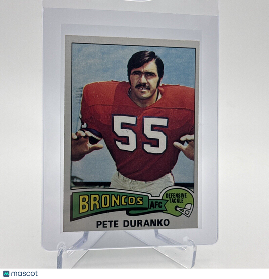 1975 Topps Pete Duranko Football Card #187 NM Quality #4 FREE SHIPPING