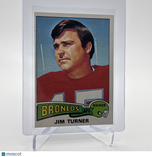 1975 Topps Jim Turner Football Card #158 NM Quality #2 FREE SHIPPING