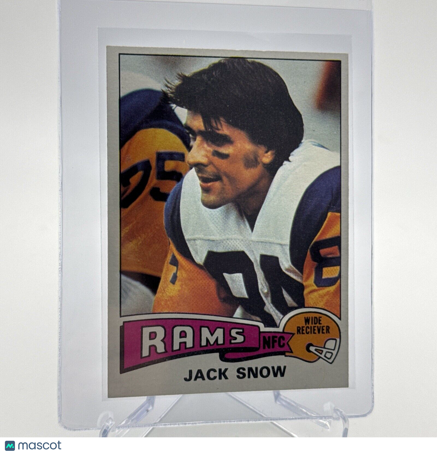 1975 Topps Jack Snow Football Card #258 NM Quality #3 FREE SHIPPING