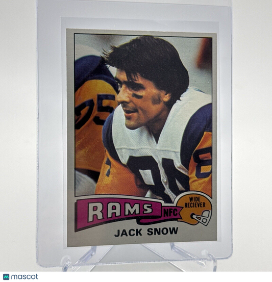 1975 Topps Jack Snow Football Card #258 NM Quality #3 FREE SHIPPING