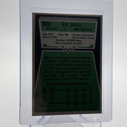 1975 Topps Ed Bell Football Card #122 NM Quality #5 FREE SHIPPING
