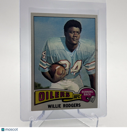 1975 Topps Willie Rodgers Rookie Football Card #166 NM Quality #3 FREE SHIPPING