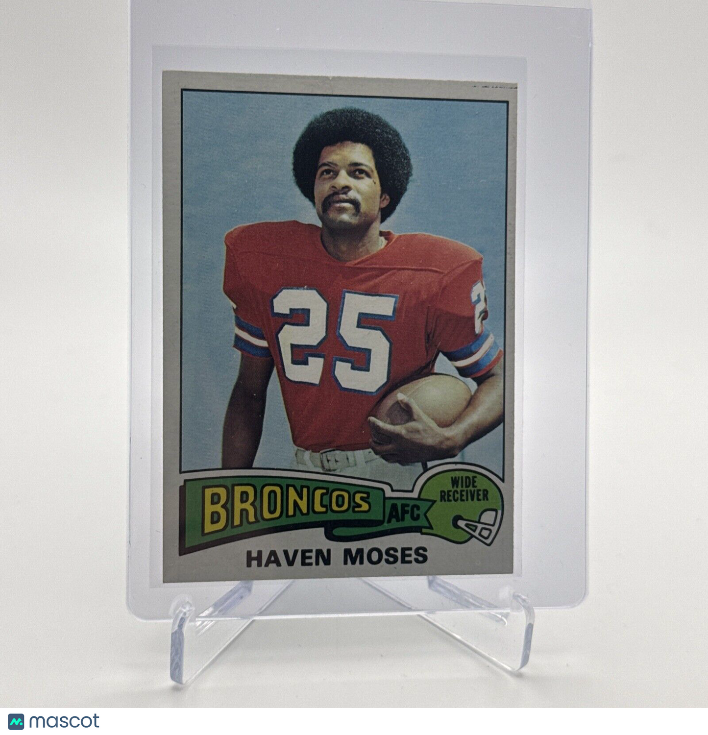 1975 Topps Haven Moses Football Card #17 NM Quality #3 FREE SHIPPING