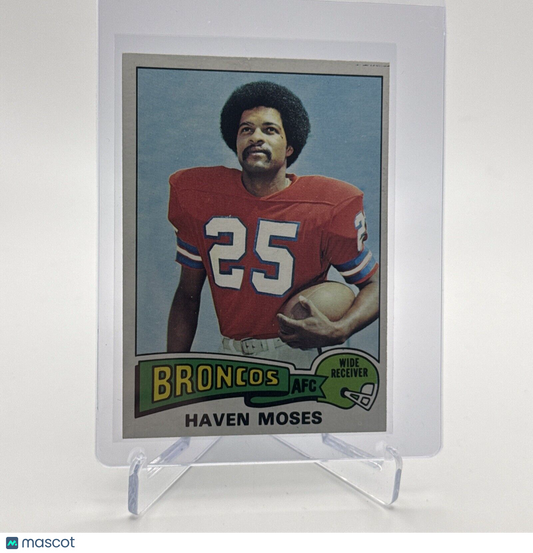 1975 Topps Haven Moses Football Card #17 NM Quality #3 FREE SHIPPING