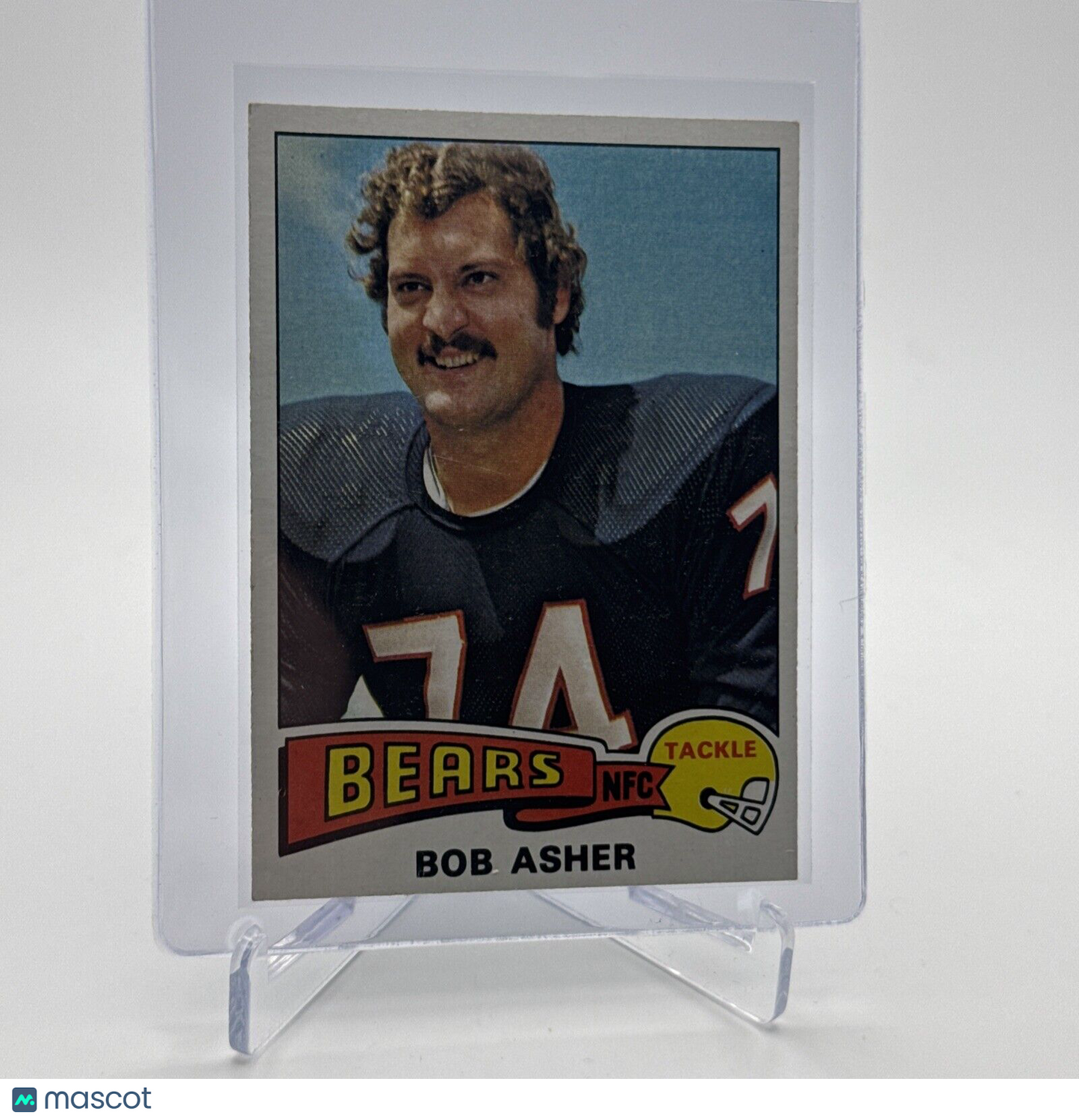 1975 Topps Bob Asher Football Card #11 NM Quality #4 FREE SHIPPING