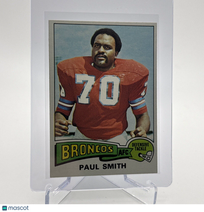 1975 Topps Paul Smith Football Card #45 NM Quality #7 FREE SHIPPING