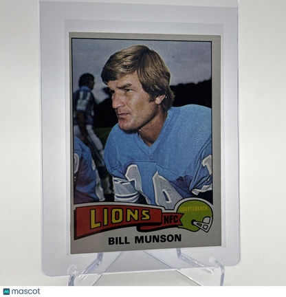 1975 Topps Bill Munson Football Card #172 NM Quality #2 FREE SHIPPING