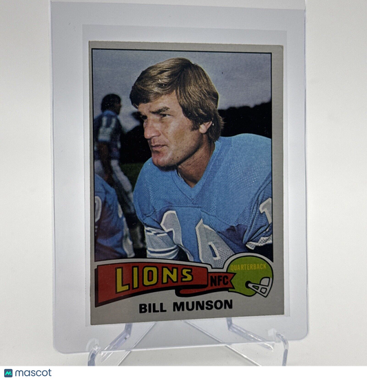 1975 Topps Bill Munson Football Card #172 NM Quality #2 FREE SHIPPING