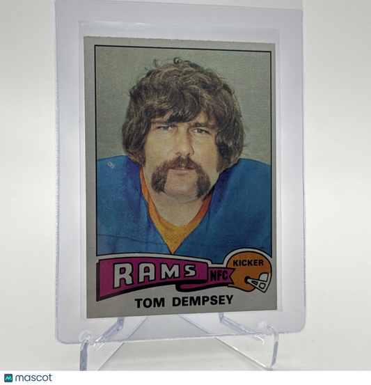1975 Topps Tom Dempsey Football Card #163 NM Quality #2 FREE SHIPPING