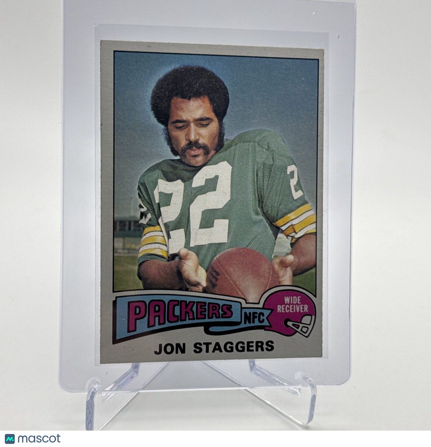 1975 Topps Jon Staggers Football Card #93 NM Quality #5 FREE SHIPPING