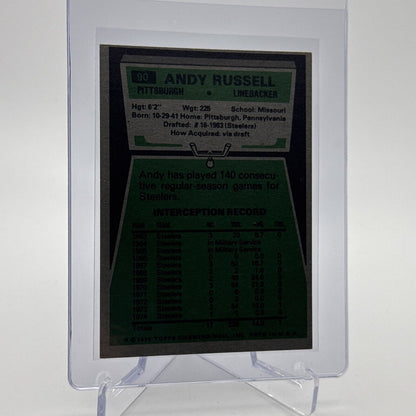 1975 Topps Andy Russell Football Card #90 NM Quality #3 FREE SHIPPING