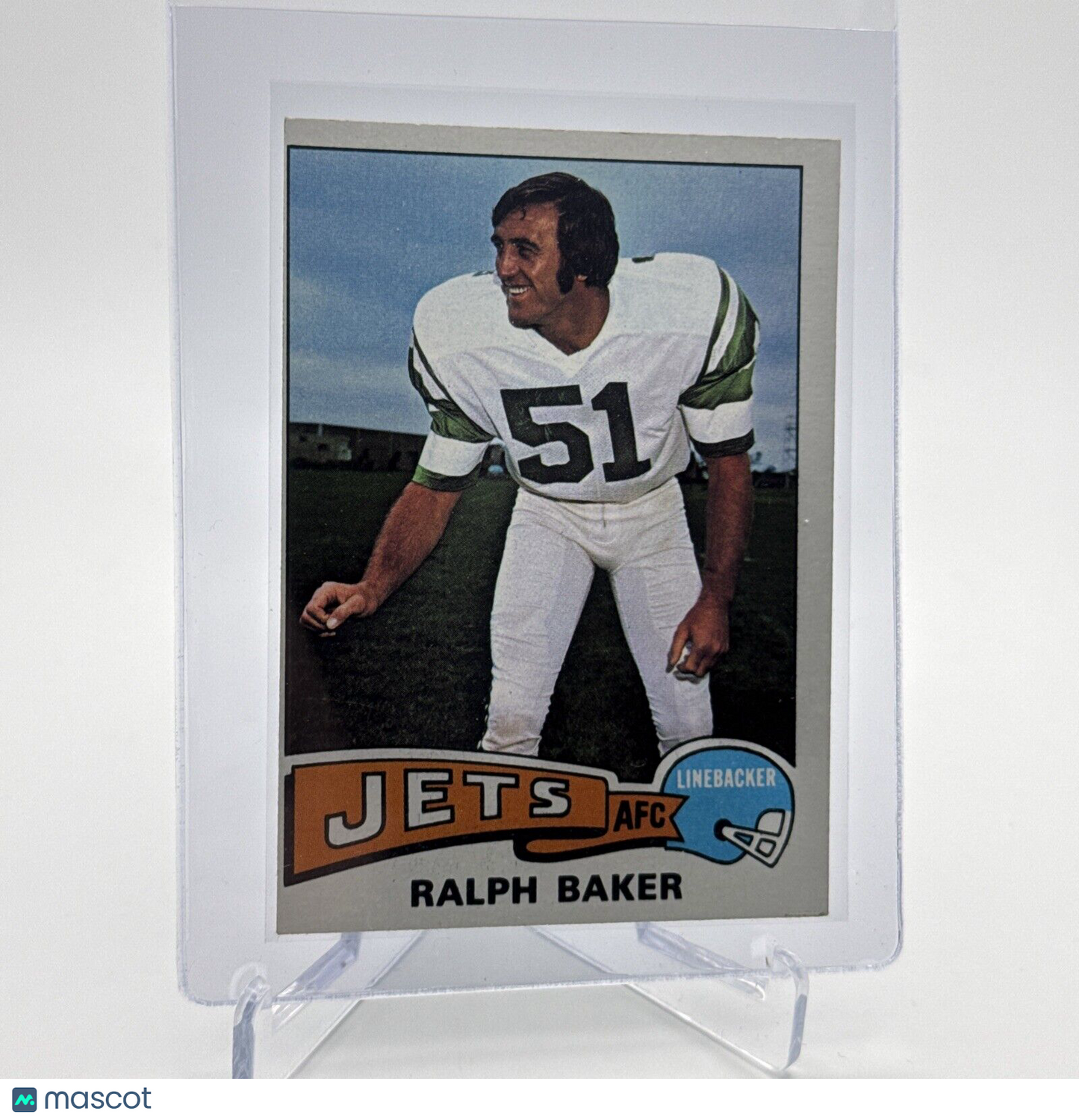 1975 Topps Ralph Baker Football Card #9 NM Quality #7 FREE SHIPPING