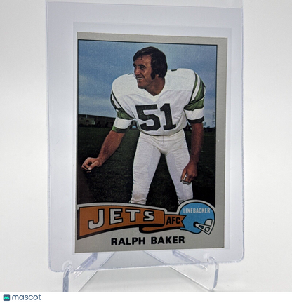 1975 Topps Ralph Baker Football Card #9 NM Quality #7 FREE SHIPPING