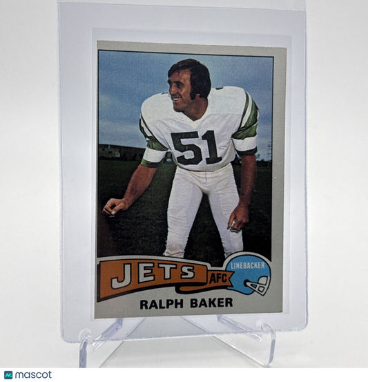 1975 Topps Ralph Baker Football Card #9 NM Quality #7 FREE SHIPPING