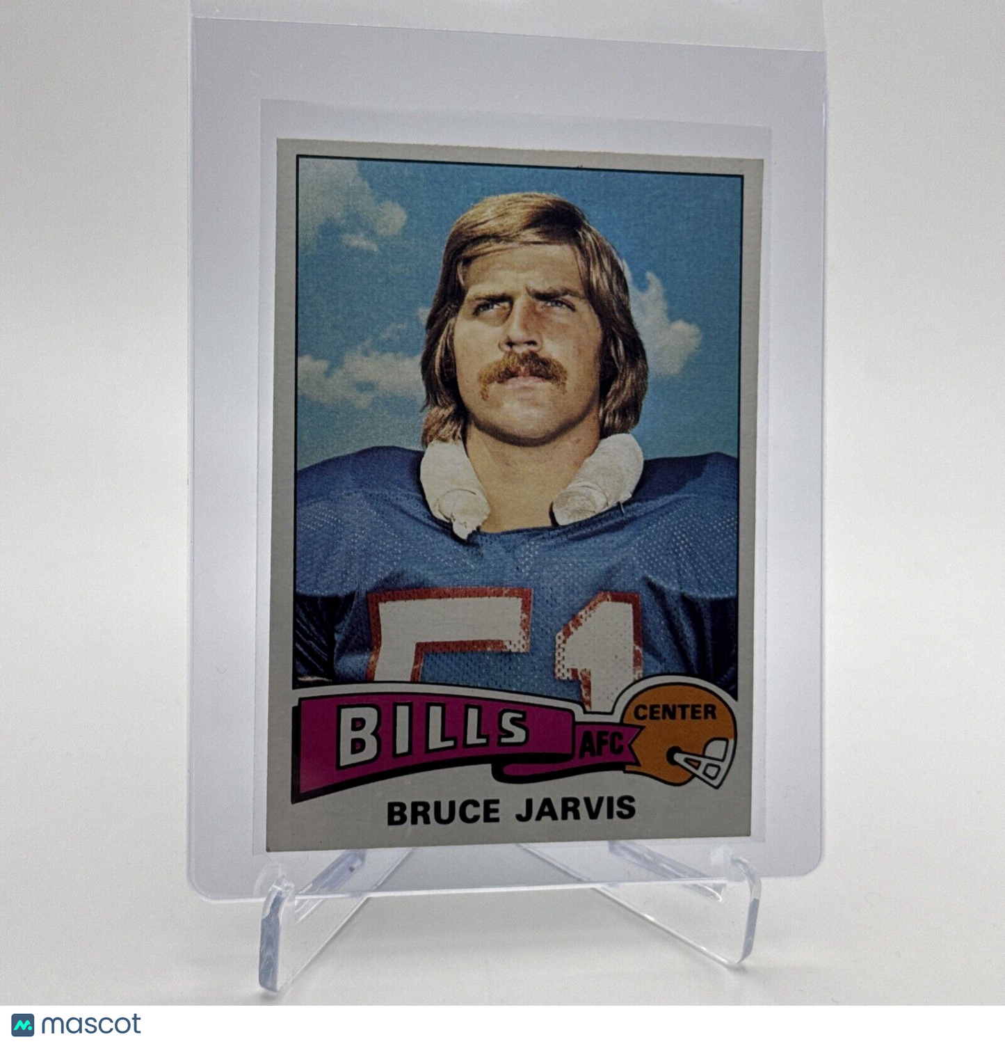 1975 Topps Bruce Jarvis Football Card #27 NM Quality #5 FREE SHIPPING