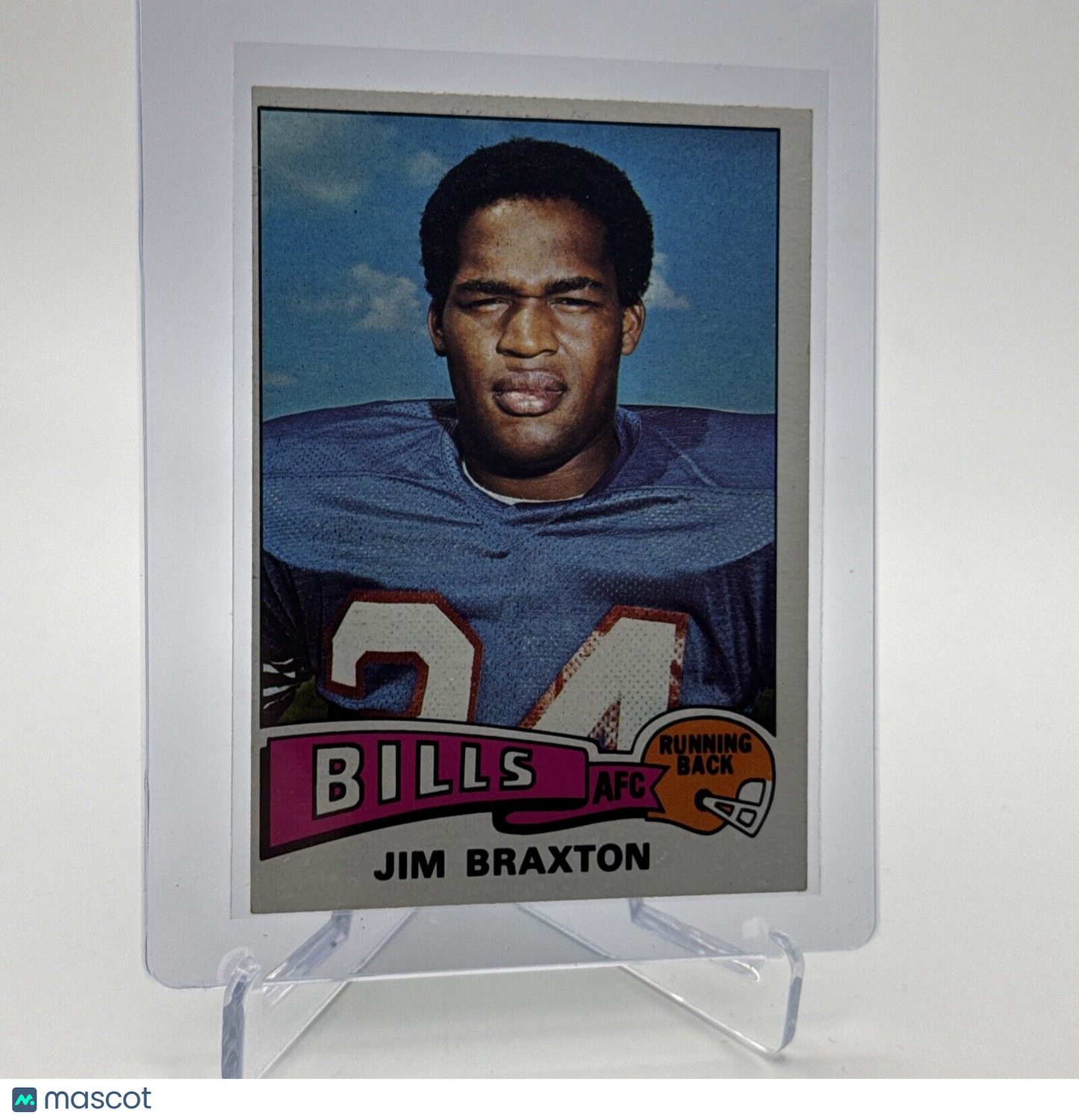 1975 Topps Jim Braxton Football Card #142 NM Quality FREE SHIPPING