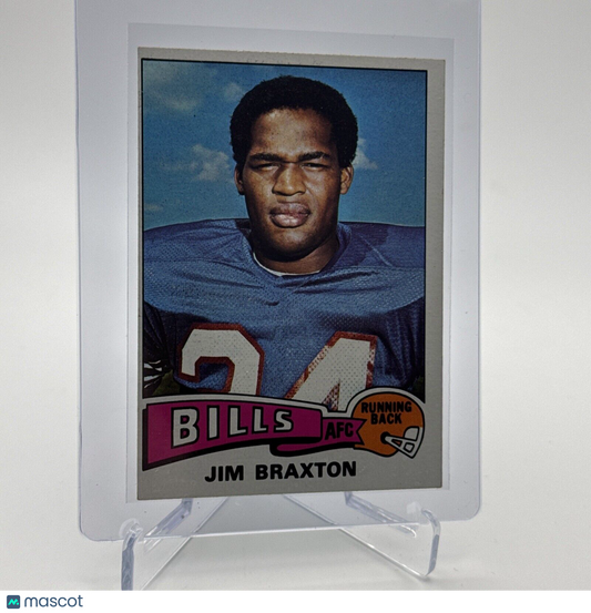 1975 Topps Jim Braxton Football Card #142 NM Quality FREE SHIPPING