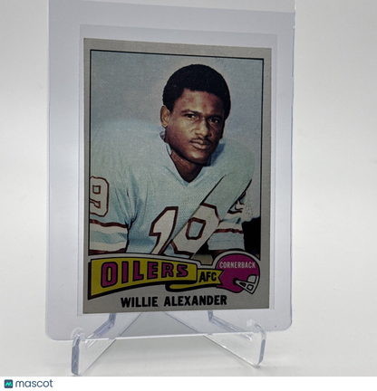 1975 Topps Willie Alexander Football Card #139 NM Quality FREE SHIPPING