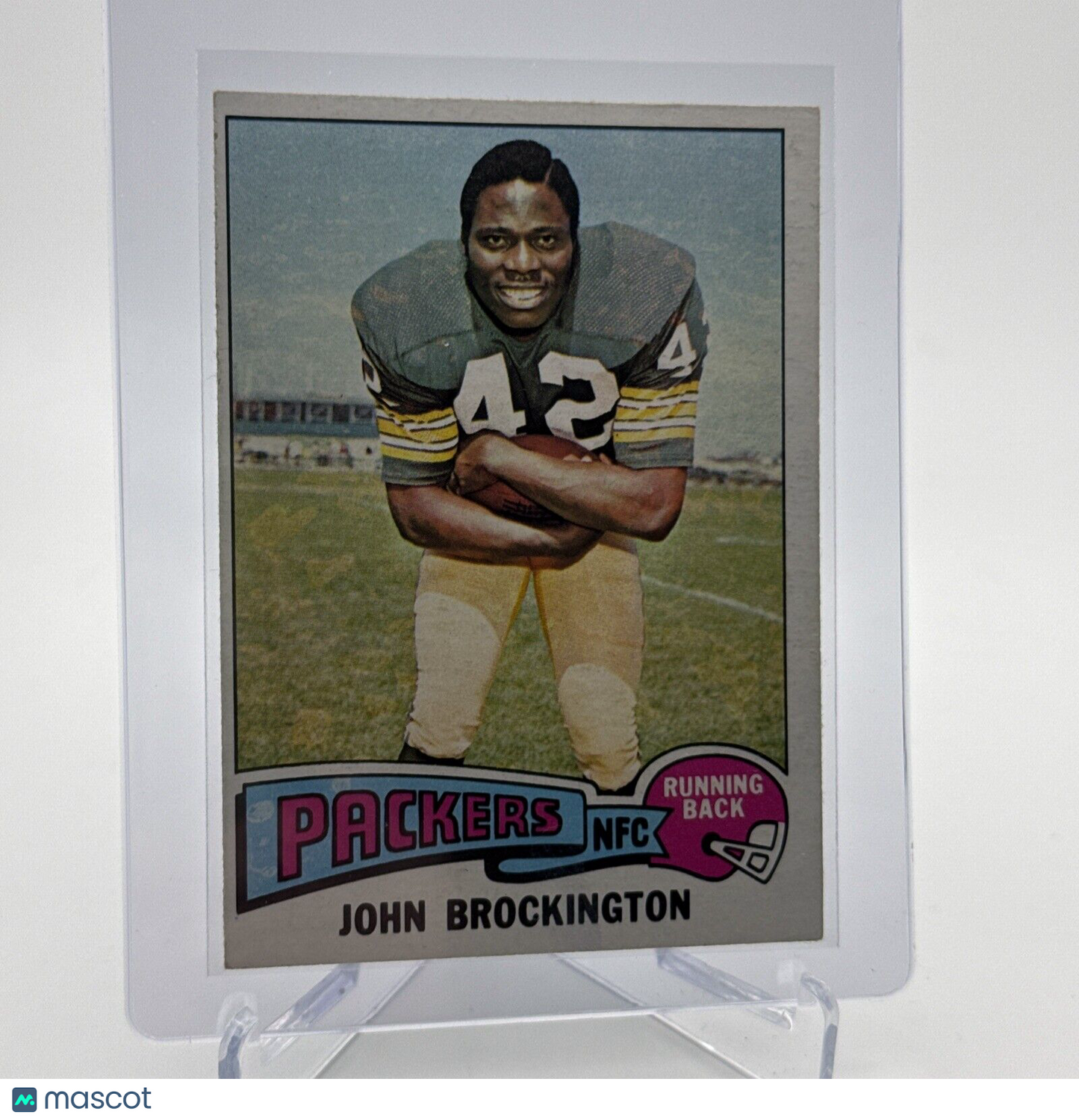 1975 Topps John Brockington Football Card #150 NM Quality #2 FREE SHIPPING
