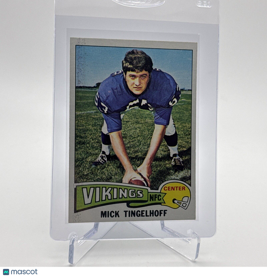 1975 Topps Mick Tingelhoff Football Card #84 NM Quality #3 FREE SHIPPING