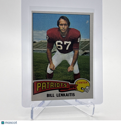 1975 Topps Bill Lenkaitis Football Card #61 NM Quality #6 FREE SHIPPING