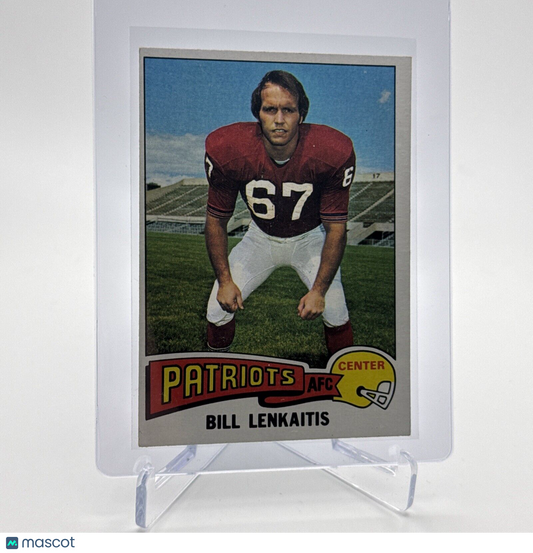1975 Topps Bill Lenkaitis Football Card #61 NM Quality #6 FREE SHIPPING