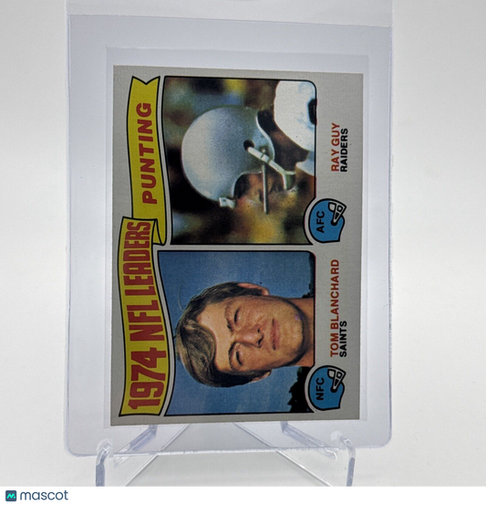 1975 Topps 1974 NFL Punting Leaders Football Card #6 NM Quality #5 FREE SHIPPING